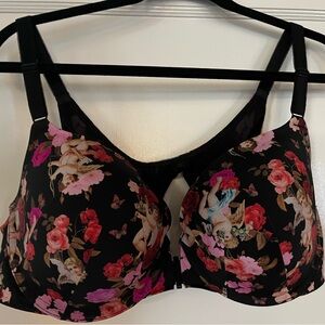 Torrid Perfect T-Shirt Push-Up Front-Close Bra 44B Like New